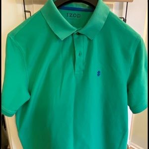 Izod Green Performance Polo Size Large
